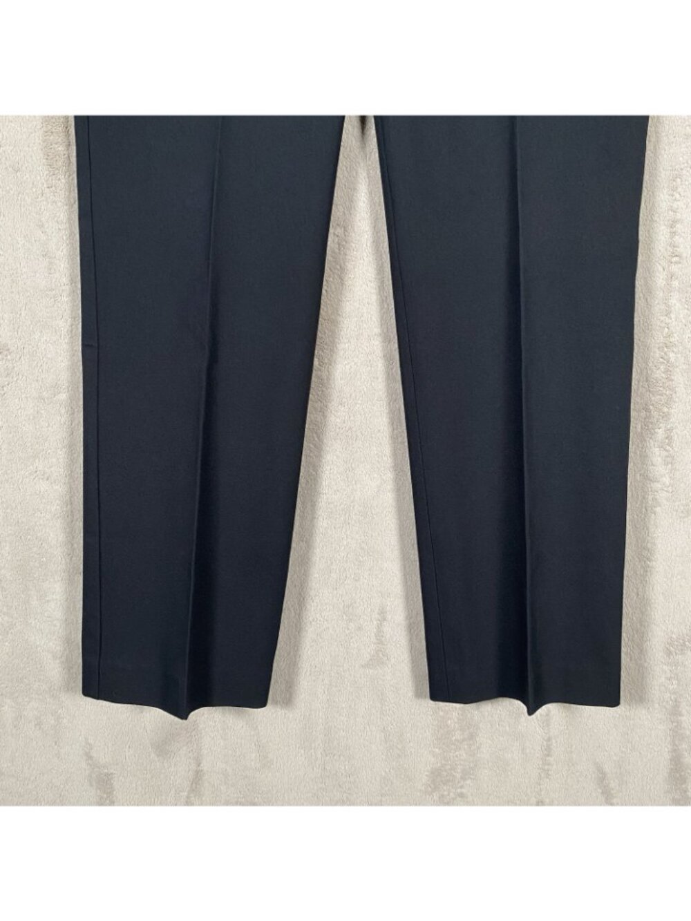 Theory Hartsdale Pants 2 Straight Leg Ankle Black Trouser Minimalist Office Work - Picture 4 of 13